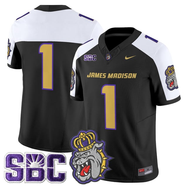 Men's James Madison Dukes 2025 Vapor Limited Jersey black #1