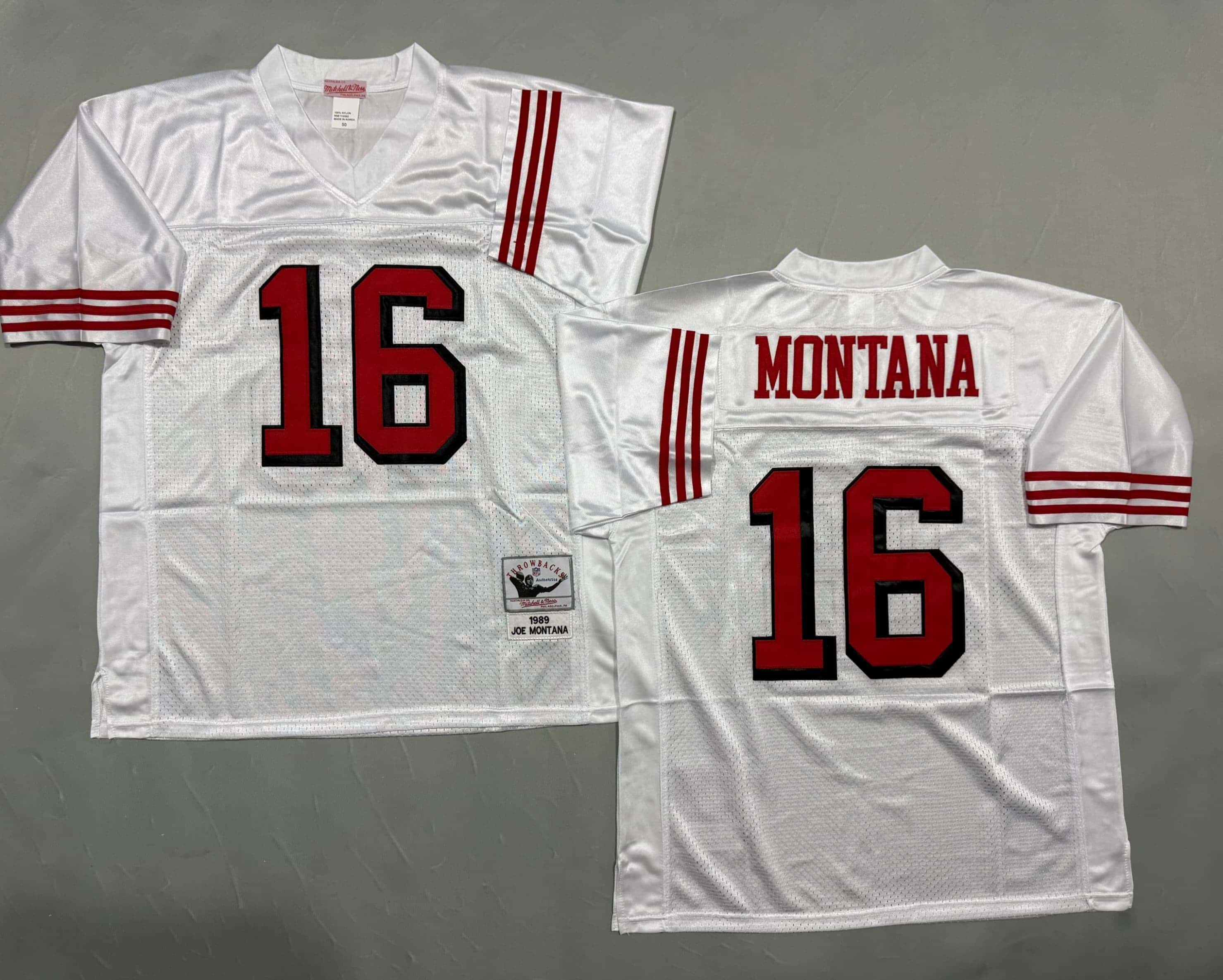 Men's Joe Montana Scarlet San Francisco   49ers