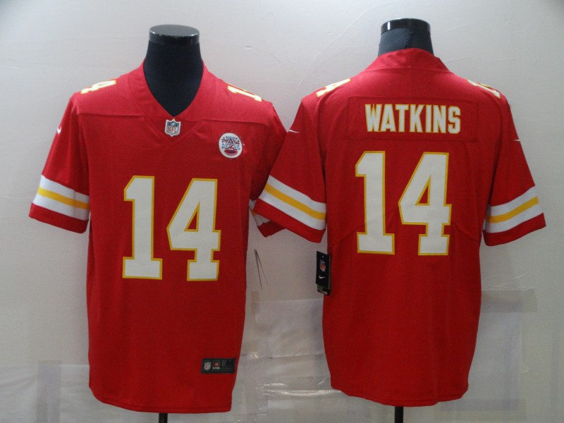 Men's Kansas City Chiefs #14 Sammy Watkins Nike Red Game Player Football Jers