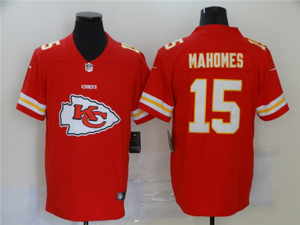 Men's Kansas City Chiefs #15 Patrick Mahomes Nike Red Team Icon Jersey