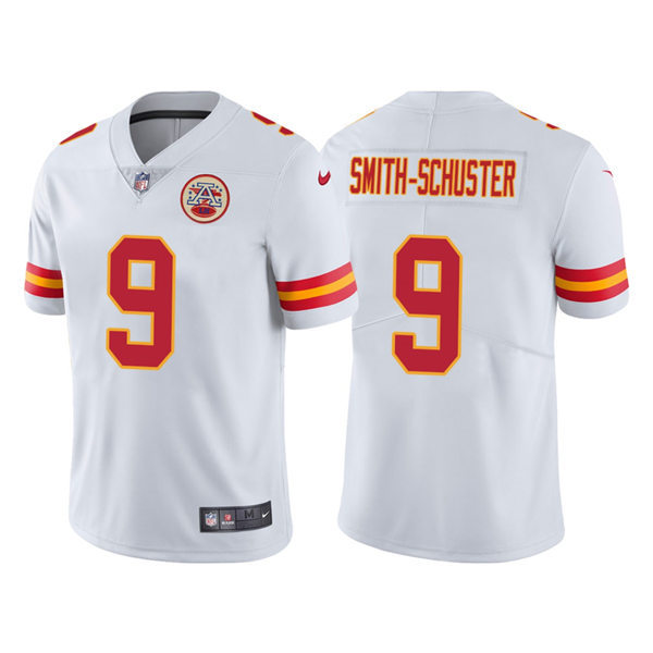 Men's Kansas City Chiefs #9 JuJu Smith-Schuster Nike White Vapor Untouchable Limited Jersey