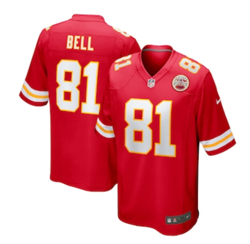 Men's Kansas City Chiefs Blake Bell Nike Red Game Player Jersey