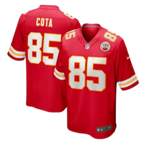 Men's Kansas City Chiefs Chase Cota Nike Red Game Jersey