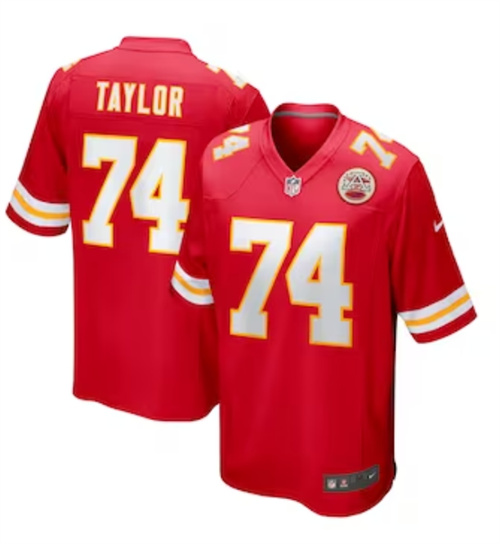 Men's Kansas City Chiefs Jawaan Taylor Nike Red Game Player Jersey