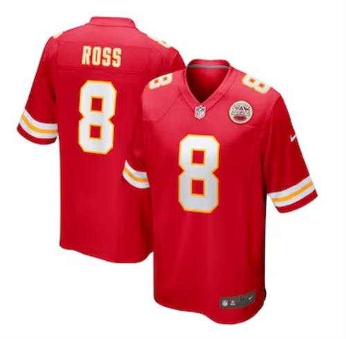 Men's Kansas City Chiefs Justyn Ross Nike Red Home Game Player Jersey