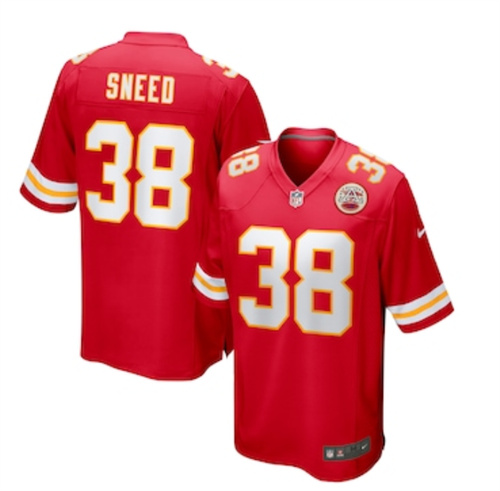 Men's Kansas City Chiefs L'Jarius Sneed Nike Red Game Jersey