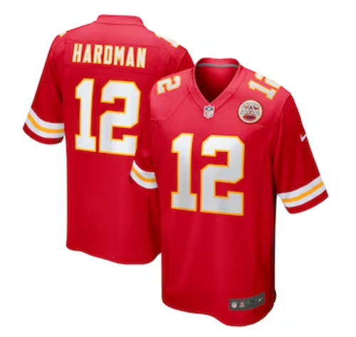Men's Kansas City Chiefs Mecole Hardman Nike Red Game Jersey
