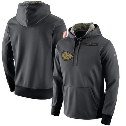 Men's Kansas City Chiefs Nike Anthracite Salute to Service Player