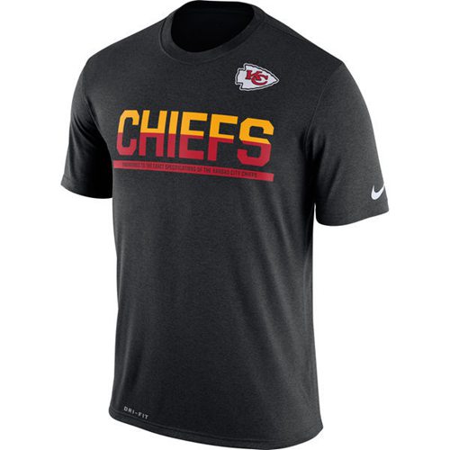 Men's Kansas City Chiefs Nike Practice Legend Performance T-Shirt Black