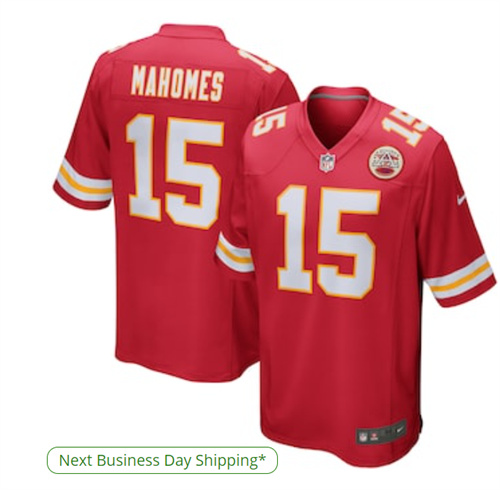 Men's Kansas City Chiefs Patrick Mahomes Nike Red Game Jerseys