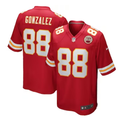 Men's Kansas City Chiefs Tony Gonzalez Nike Red Game Retired Player Jersey