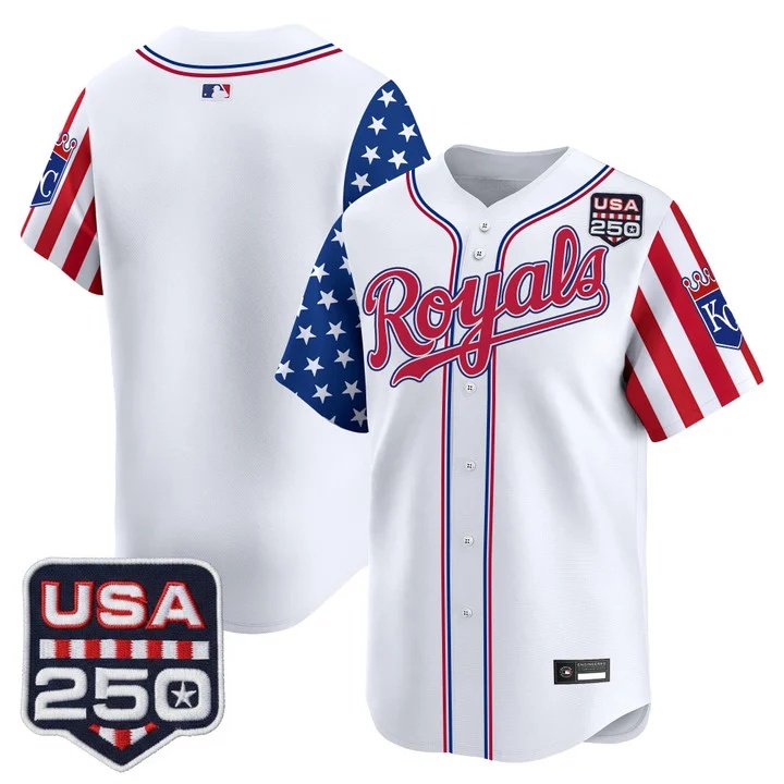 Men's Kansas City Royals America 250 Edition Vapor Premier Limited Jersey BLANK