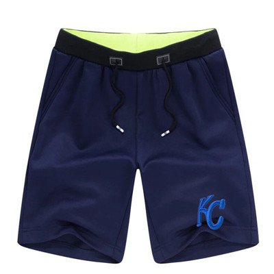 Men's Kansas City Royals Team Logo Navy Baseball Shorts