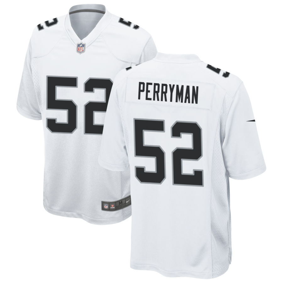 Men's Las Vegas Raiders #52 Denzel Perryman Nike Black Vapor Limited Jersey