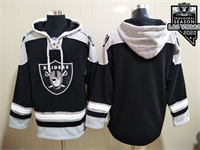 Men's Las Vegas Raiders Blank NEW Black Pocket Stitched NFL Pullover Hoodie