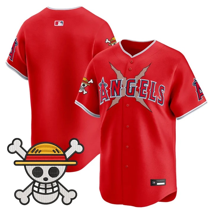 Men's Los Angeles Angels x One Piece Vapor Premier Limited Jersey blank