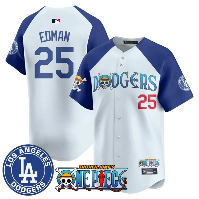 Men's Los Angeles Dodgers OP 2025 Limited Jersey - All Stitched alternate #25 Tommy edman