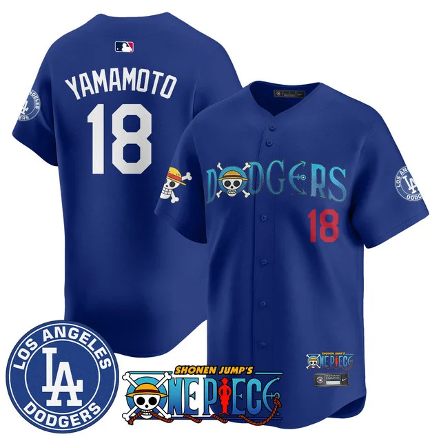 Men's Los Angeles Dodgers OP 2025 Limited Jersey - All Stitched royal #18 yamamoto