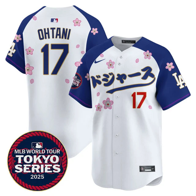 Men's Los Angeles Dodgers Tokyo Series 2025 Vapor Limited Jersey N6 ALTERNATE #17 SHOHEI OHTANI.webp