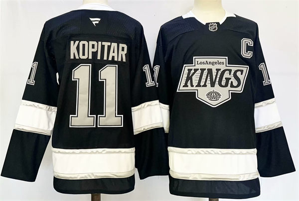 Men's Los Angeles Kings #11 Anze Kopitar Fanatics Black Home Player Jersey 