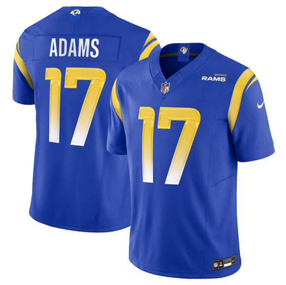 Men's Los Angeles Rams #17 Davante Adams Blue 2024 F.U.S.E. Vapor Untouchable Limited Football Stitched Jersey