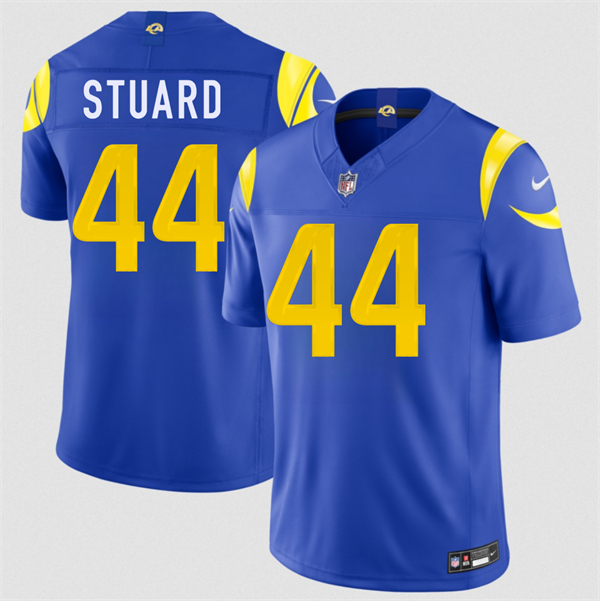 Men's Los Angeles Rams #44 Grant Stuard Royal 2026 F.U.S.E. Vapor Limited Football Stitched Jersey
