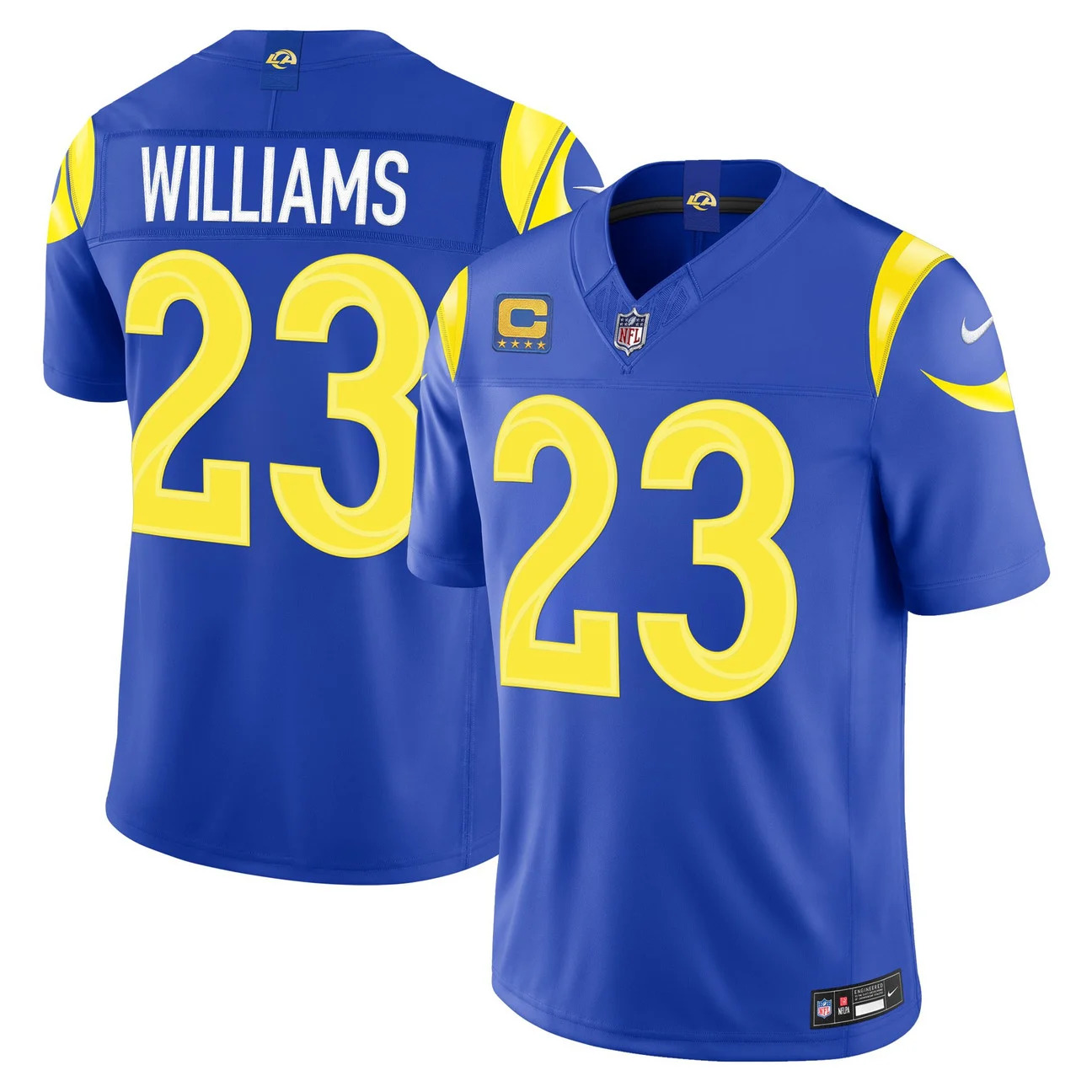Men's Los Angeles Rams 2026 Vapor Limited Jersey #23 KYREN WILLIAMS