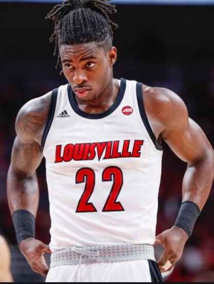 Men's Louisville Cardinals Custom Adidas 2020 White Black Basketball Jersey
