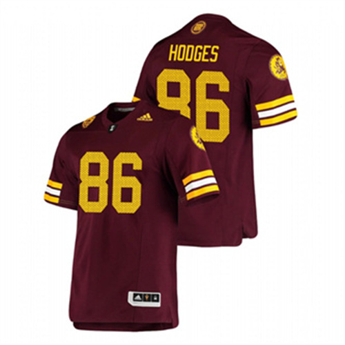 Men's Maroon Arizona State Sun Devils Curtis Hodges Premier Football Jersey