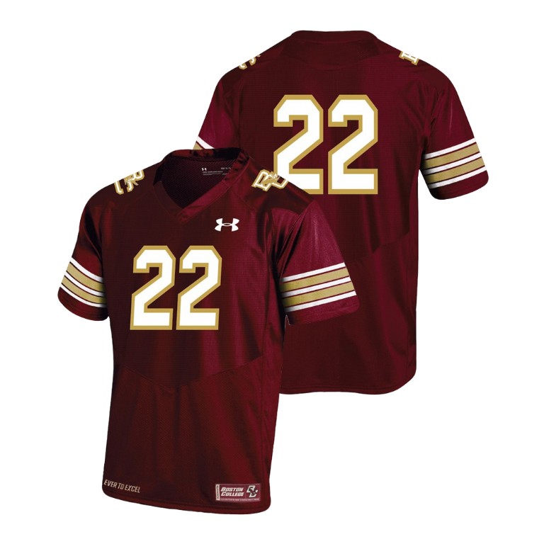 Men's Maroon Under Armour Throwback College Football Boston College Eagles 2018 Replica Jersey