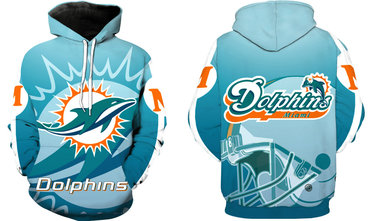 Men's Miami Dolphins Pullover Hoodie 1