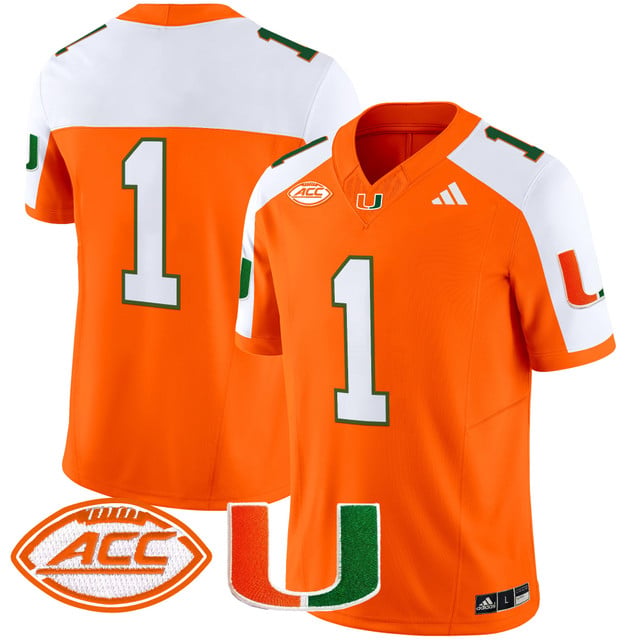 Men's Miami Hurricanes 2025 Vapor Limited Jersey #1