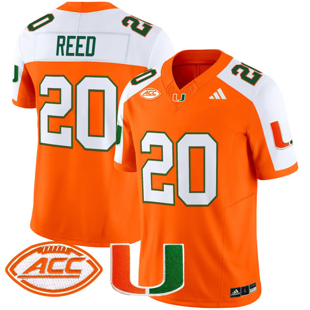 Men's Miami Hurricanes 2025 Vapor Limited Jersey #20 Ed Reed