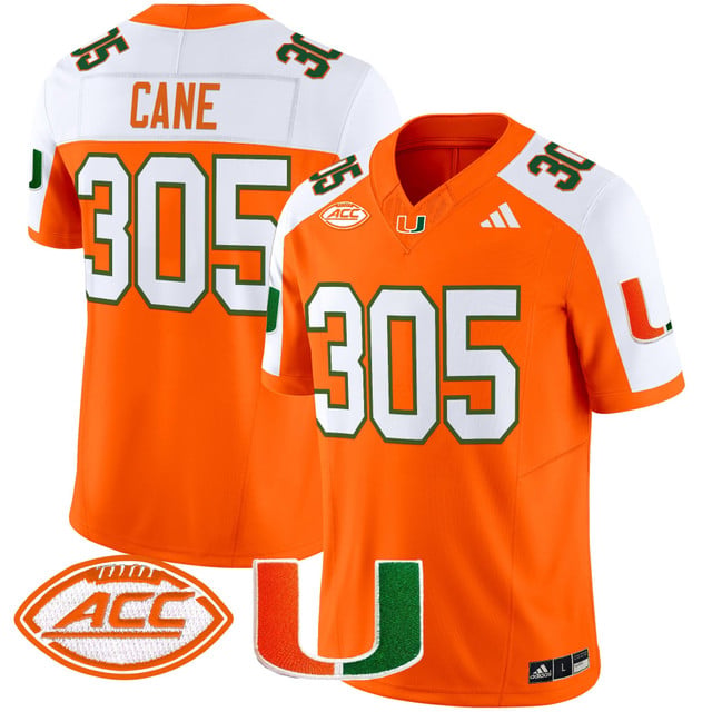 Men's Miami Hurricanes 2025 Vapor Limited Jersey #305 Cane