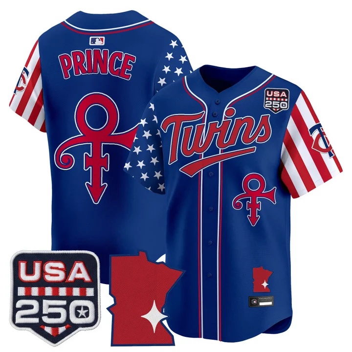 Men's Minnesota Twins America 250 Edition Vapor Premier Limited Jersey ROYAL PRINCE