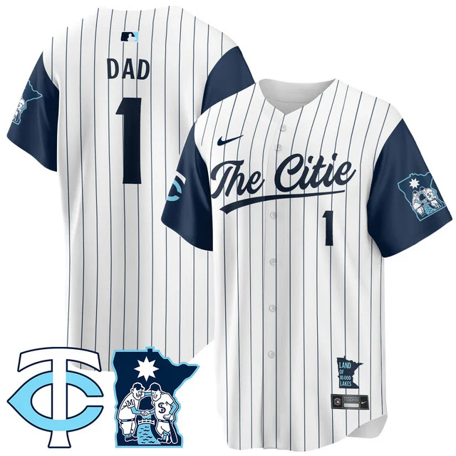 Men's Minnesota Twins City Connect Concept Jersey #1 DAD.webp