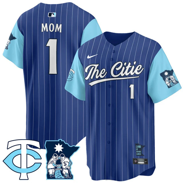 Men's Minnesota Twins City Connect Concept Jersey ROYAL #1 MOM.webp