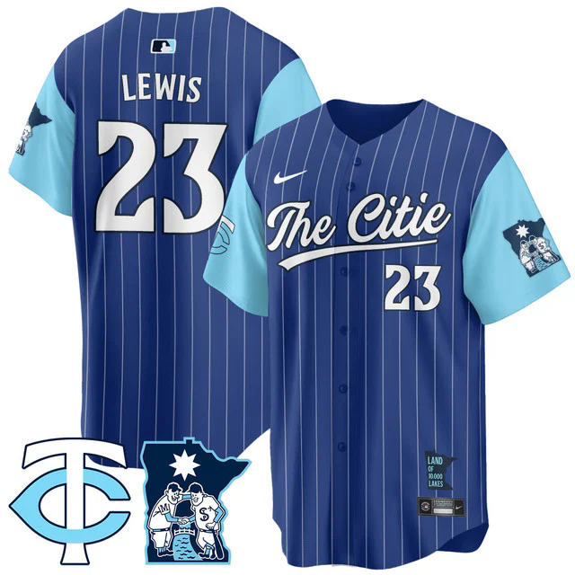Men's Minnesota Twins City Connect Concept Jersey ROYAL #23 ROYCE LEWIS.webp