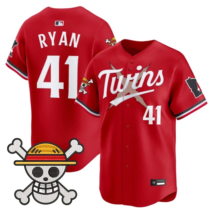Men's Minnesota Twins x One Piece Vapor Premier Limited Jersey #41 Joe Ryan