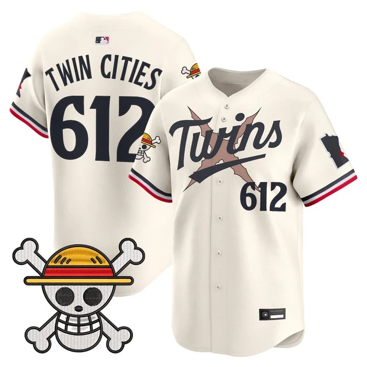 Men's Minnesota Twins x One Piece Vapor Premier Limited Jersey cream #612 Twin Cities
