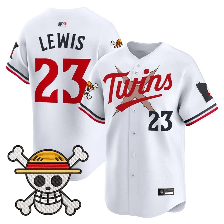 Men's Minnesota Twins x One Piece Vapor Premier Limited Jersey white #23 Royce Lewis