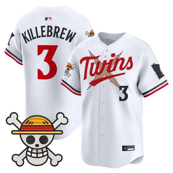 Men's Minnesota Twins x One Piece Vapor Premier Limited Jersey white #3 Harmon Killebrew