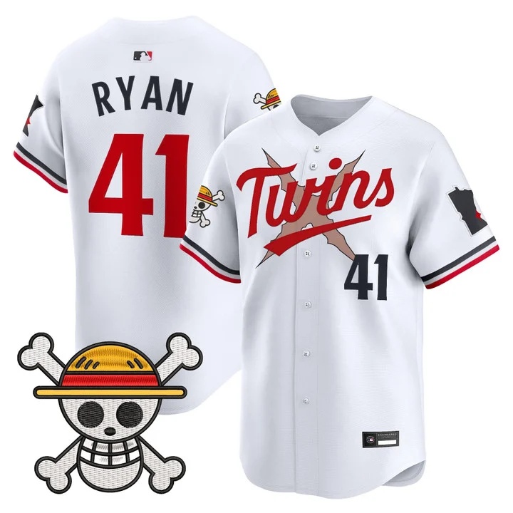 Men's Minnesota Twins x One Piece Vapor Premier Limited Jersey white #41 Joe Ryan
