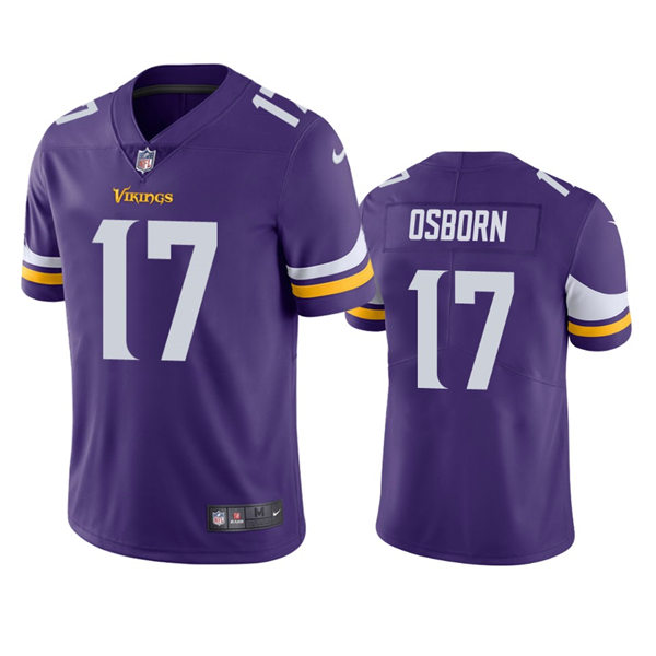 Men's Minnesota Vikings #17 K. J. Osborn Nike Purple Vapor Untouchable Limited Jersey