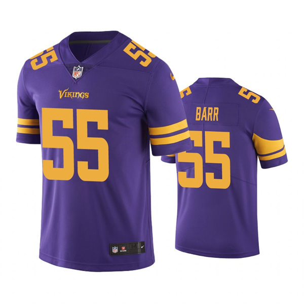 Men's Minnesota Vikings #55 Anthony Barr Nike Purple Color Rush Vapor Untouchable Limited Jersey