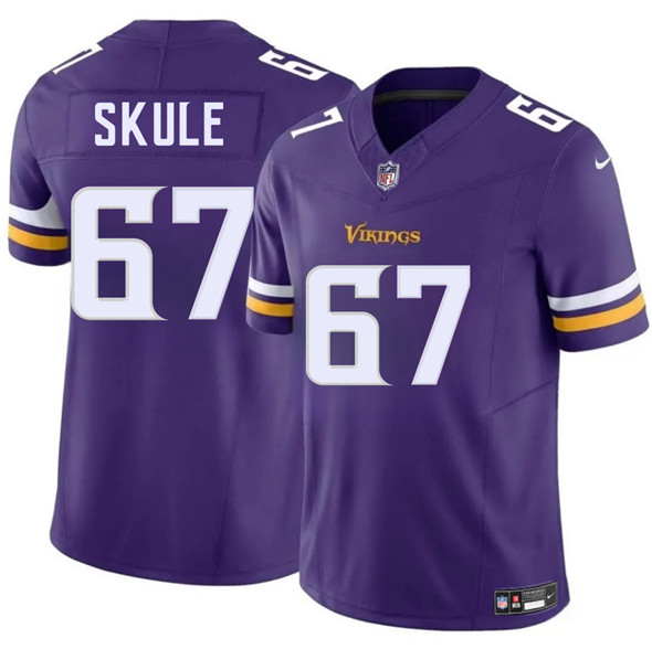 Men's Minnesota Vikings #67 Justin Skule Purple 2025 F.U.S.E. Vapor Untouchable Limited Football Stitched Jersey