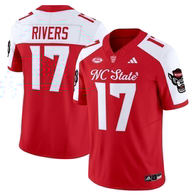 Men's NC State Wolfpack 'City of Oaks' Vapor Limited Jersey red #17 Phillip Rivers