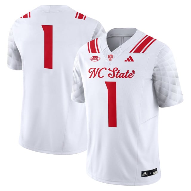 Men's NC State Wolfpack 'City of Oaks' Vapor Limited Jersey white #1