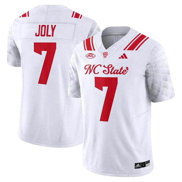 Men's NC State Wolfpack 'City of Oaks' Vapor Limited Jersey white #7 Justin Joly