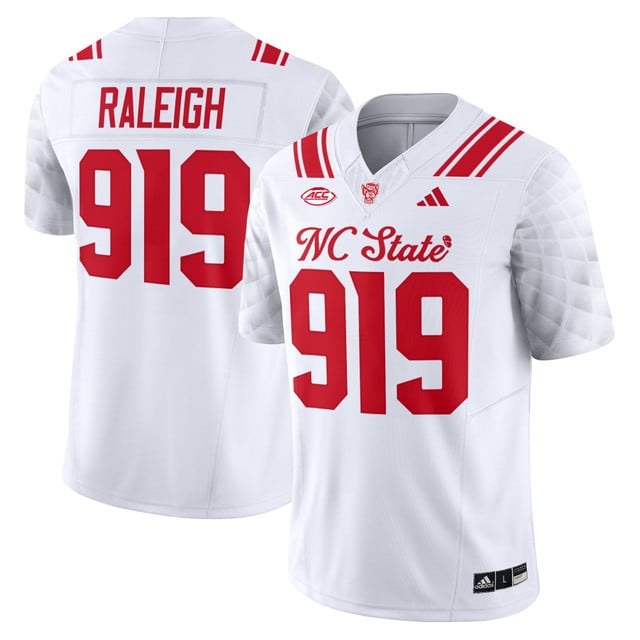 Men's NC State Wolfpack 'City of Oaks' Vapor Limited Jersey white #919 Raleigh